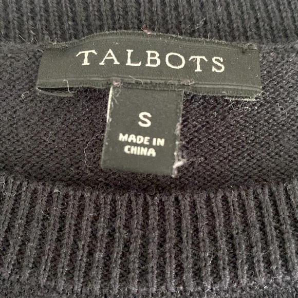 Talbots Thermolite Wool Blend Star Sweater - Picture 5 of 6